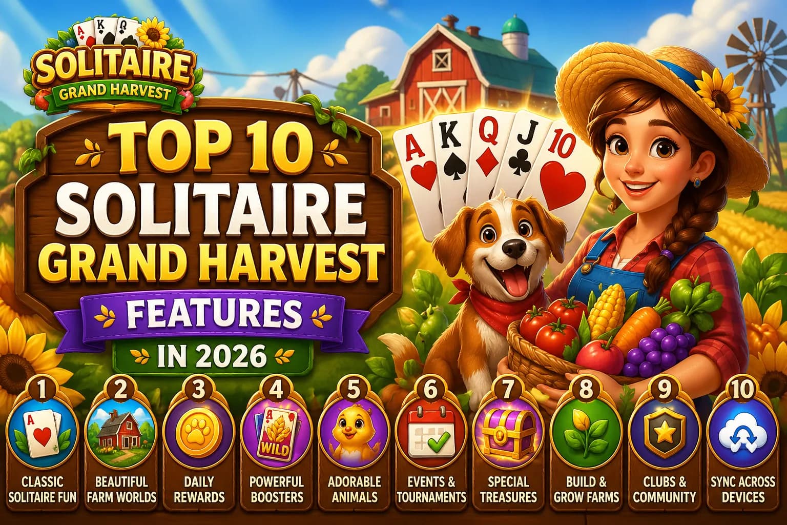 Top 10 Solitaire Grand Harvest Features in 2026 — Best Games & Rewards